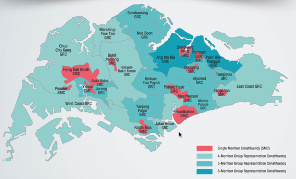 Singapore Elections 2015 - Electorial Boundaries