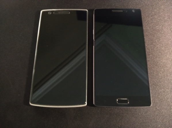 OnePlus Two vs OnePlus One - front
