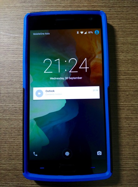 OtterBox for OnePlus 2 - Blue - Front view
