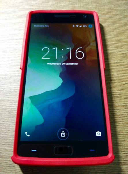 OtterBox for OnePlus 2 - Red - Setup - assembled