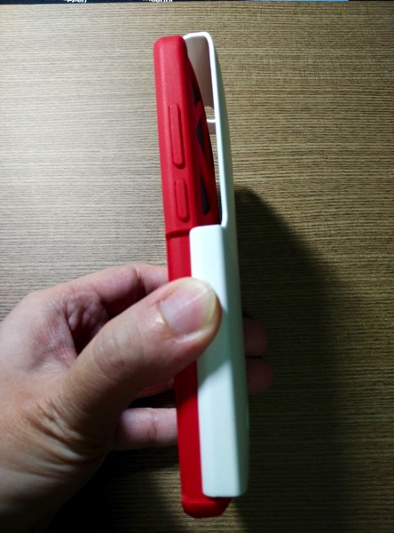 OtterBox for OnePlus 2 - Red - Setup - outer layer up