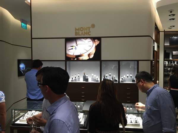 SG Montblanc boutique launch event - collectables