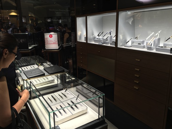 SG Montblanc boutique launch event - pens