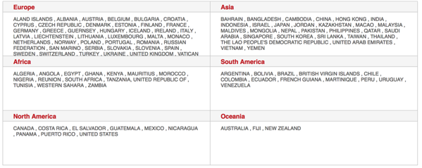 GlocalMe - countries coverage