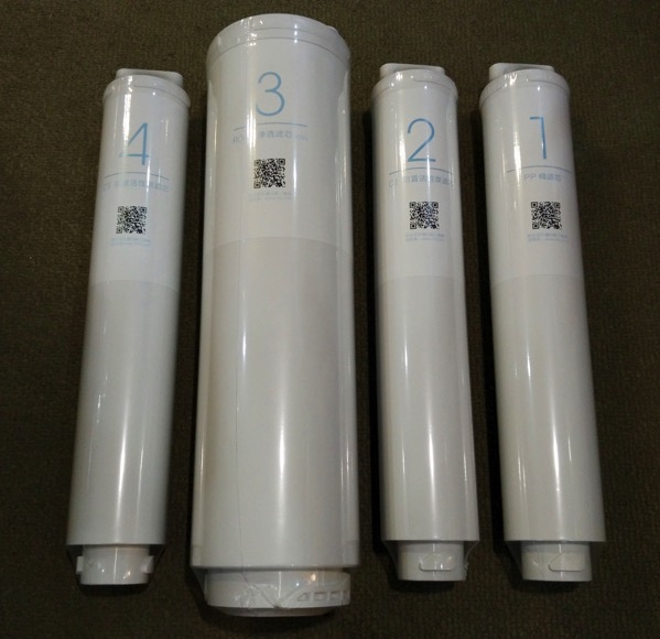 Xiaomi Water Purifier (小米净水器) - unbox - filters