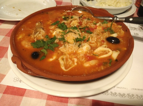 Macau Guide - A Petisqueira Restaurant - seafood rice