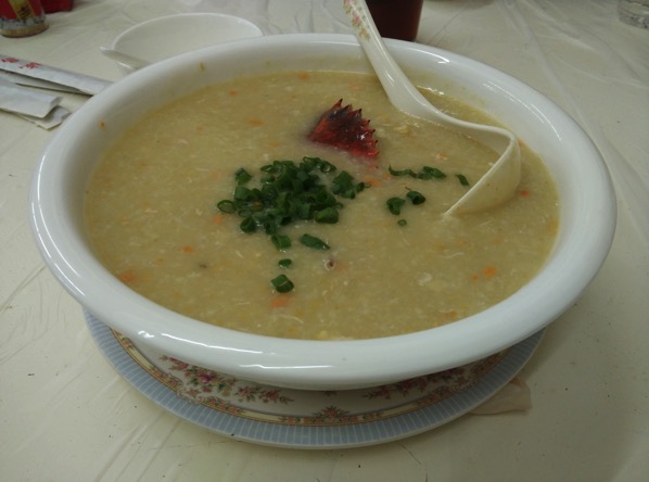 Macau Guide - Seng Cheong Restaurant - Crab Porridge 1