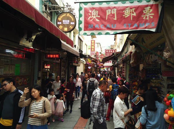 Macau Guide - Taipa Village - shops along the streets