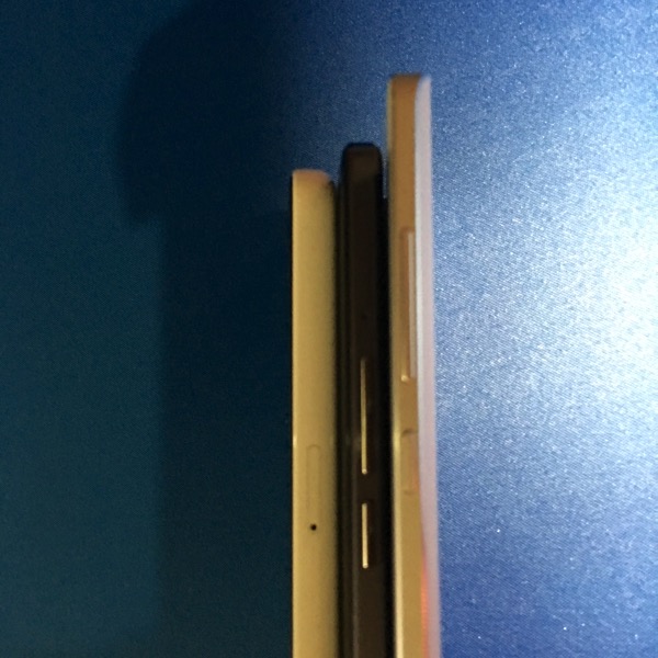 OnePlus X - comparison with Mi Note & iPhone 6S Plus - thickness