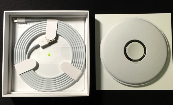 Apple Watch Magnetic Charging Dock - Inside packaging