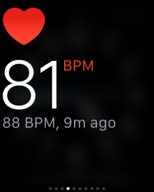 Mi Band Pulse (小米手环光感版) - workout - Heart Rate by Apple Watch