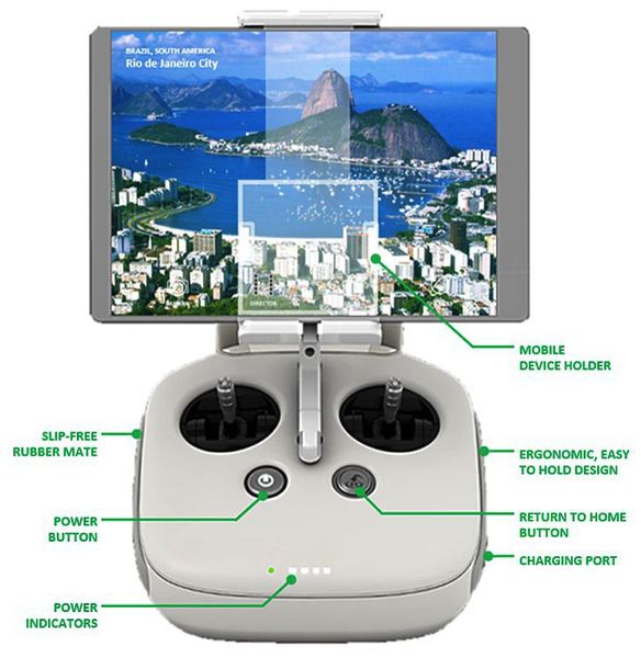 Phantom 3 Advanced-Professional - Remote Controller layout