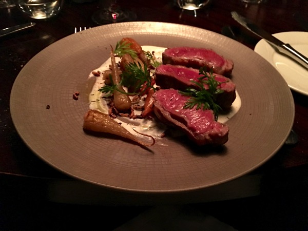 Aquashard - food review - Roasted Cornish lamb loin