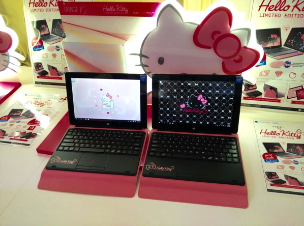 Grace 10 Light Hello Kitty Tablet PC - on display