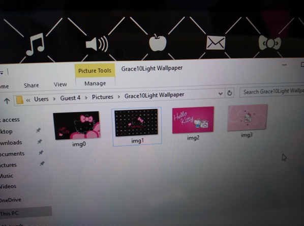 Grace 10 Light Hello Kitty Tablet PC - themed wallpapers