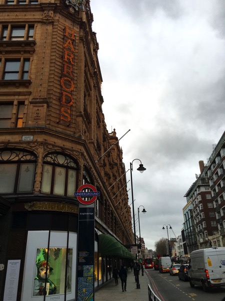 Harrods - on knightbridge street