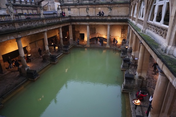 Roman Bath - view from top