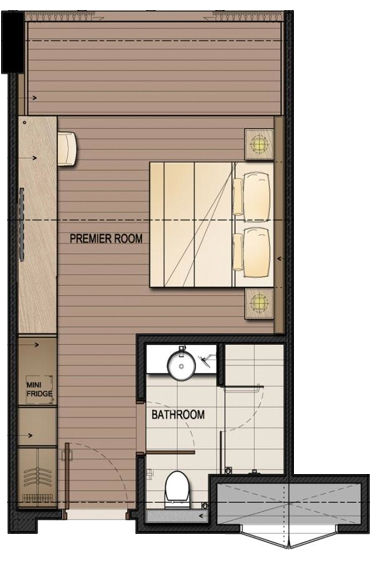 DResort - Rainforest Executive room layout