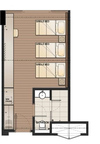 DResort Rainforest room layout