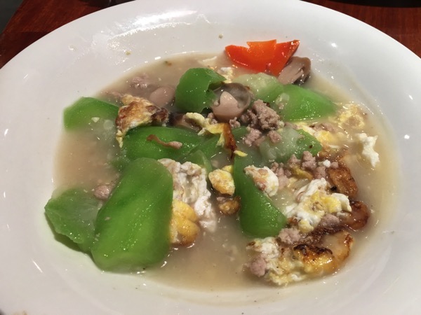 Soup Restaurant buffet - luffa egg