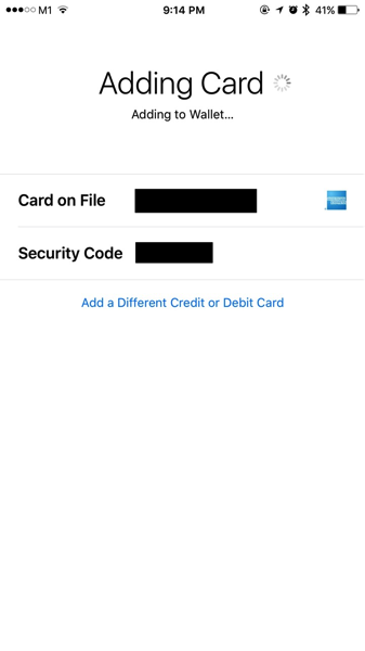 Apple Pay launched in Singapore - Add Credit Card - Step 3