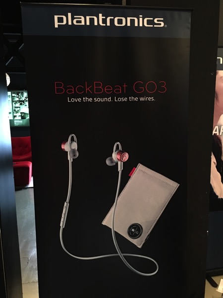 Plantronics product launch - Back Beat Go3 - Poster