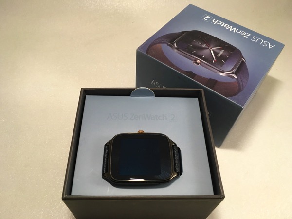 ASUS ZenWatch 2 WI501Q - Retail packaging (unboxed)
