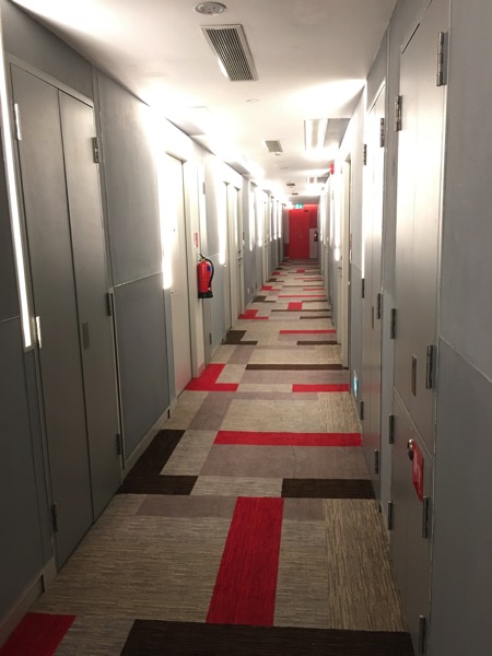 IBIS Styles Macpherson (Accor group hotel chain) - corridor to the rooms