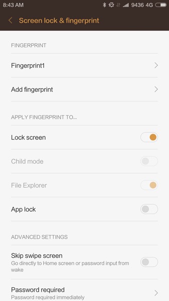 Xiaomi Mi 5 (小米手机5) Smartphone - setup security fingerprints