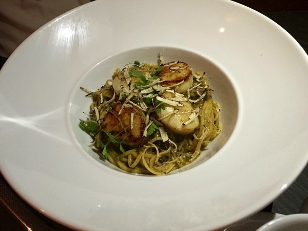 ilLido at the Cliff restaurant - food - Tagliolini with Scallops