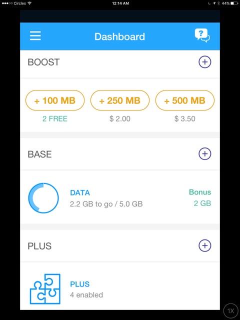 Circles Life - New Telco in Singapore - App dashboard