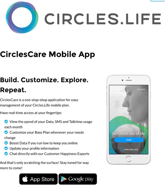 Circles Life - New Telco in Singapore - Mobile App for iOS and Android