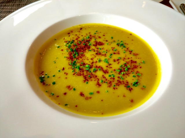 RWS Osia Restaurant - Green Split Pea soup