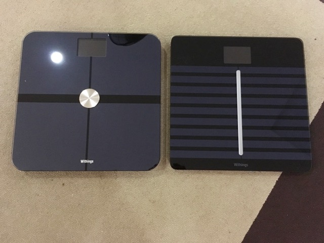 Withings Body Cardio Weighing Scale (WBS04) - compare with body analyzer (front view)