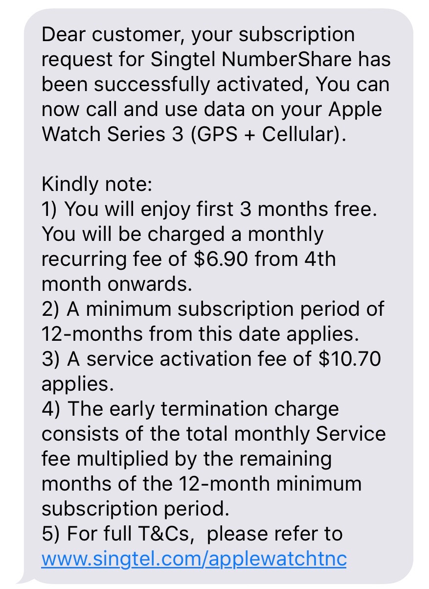 Singtel apple watch cellular plan hot sale