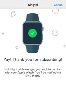 singtel apple watch cellular plan