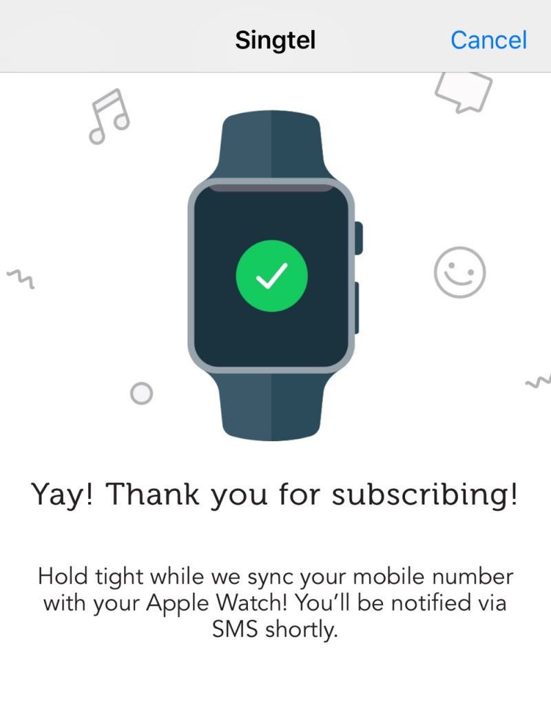 singtel apple watch